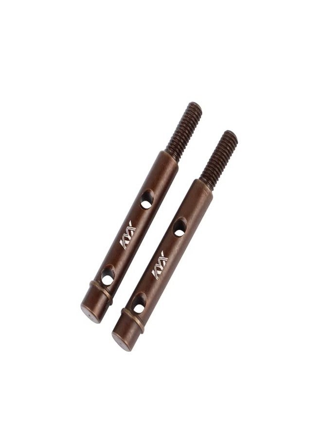 KYX Racing Hard Steel Front Rear Portal Stub Axle Drive Shaft for 1/18 RC Crawler Car Axial UTB18 Capra Unlimited Trail Buggy - Image 2